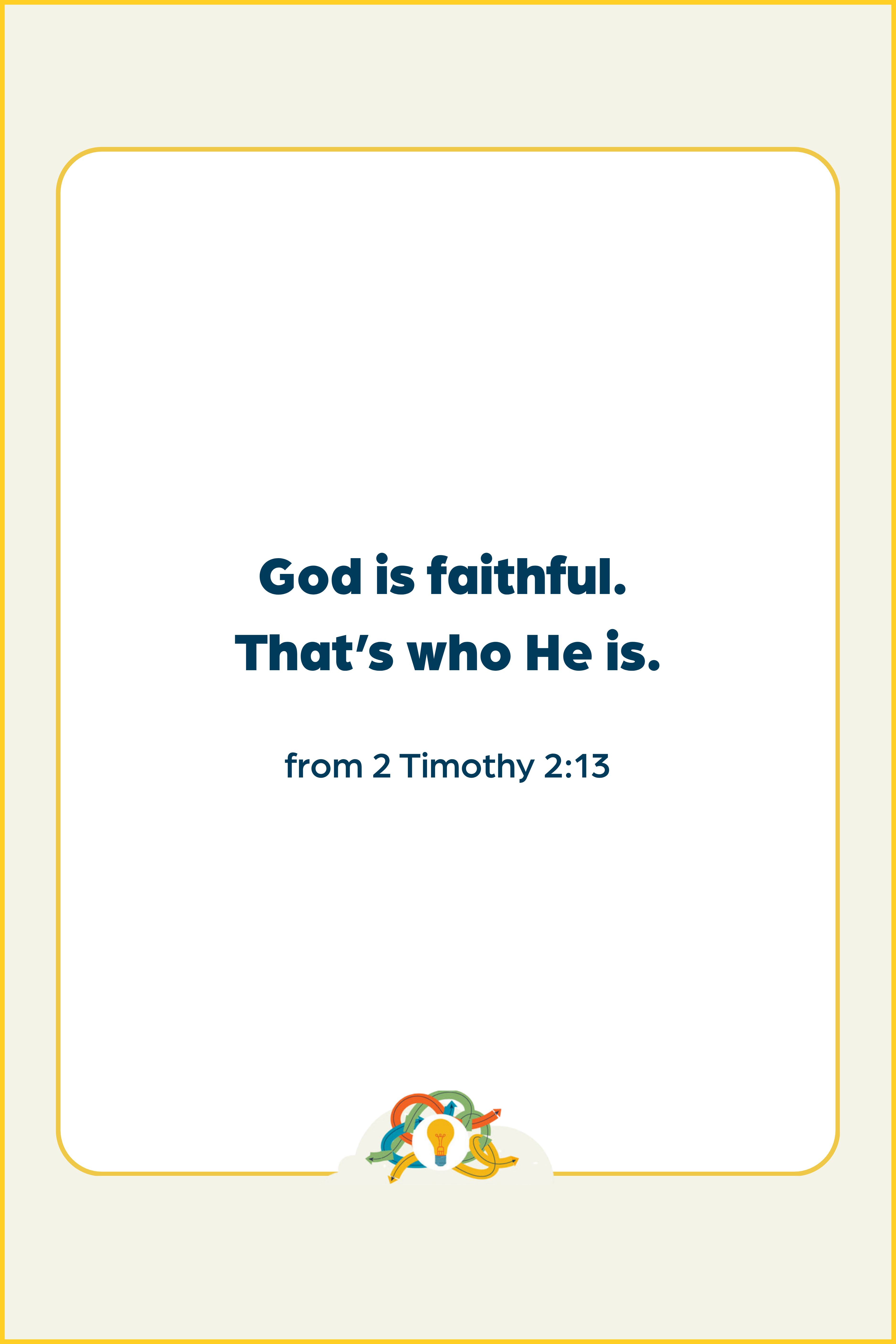 2 Timothy 2:13 Bible verse