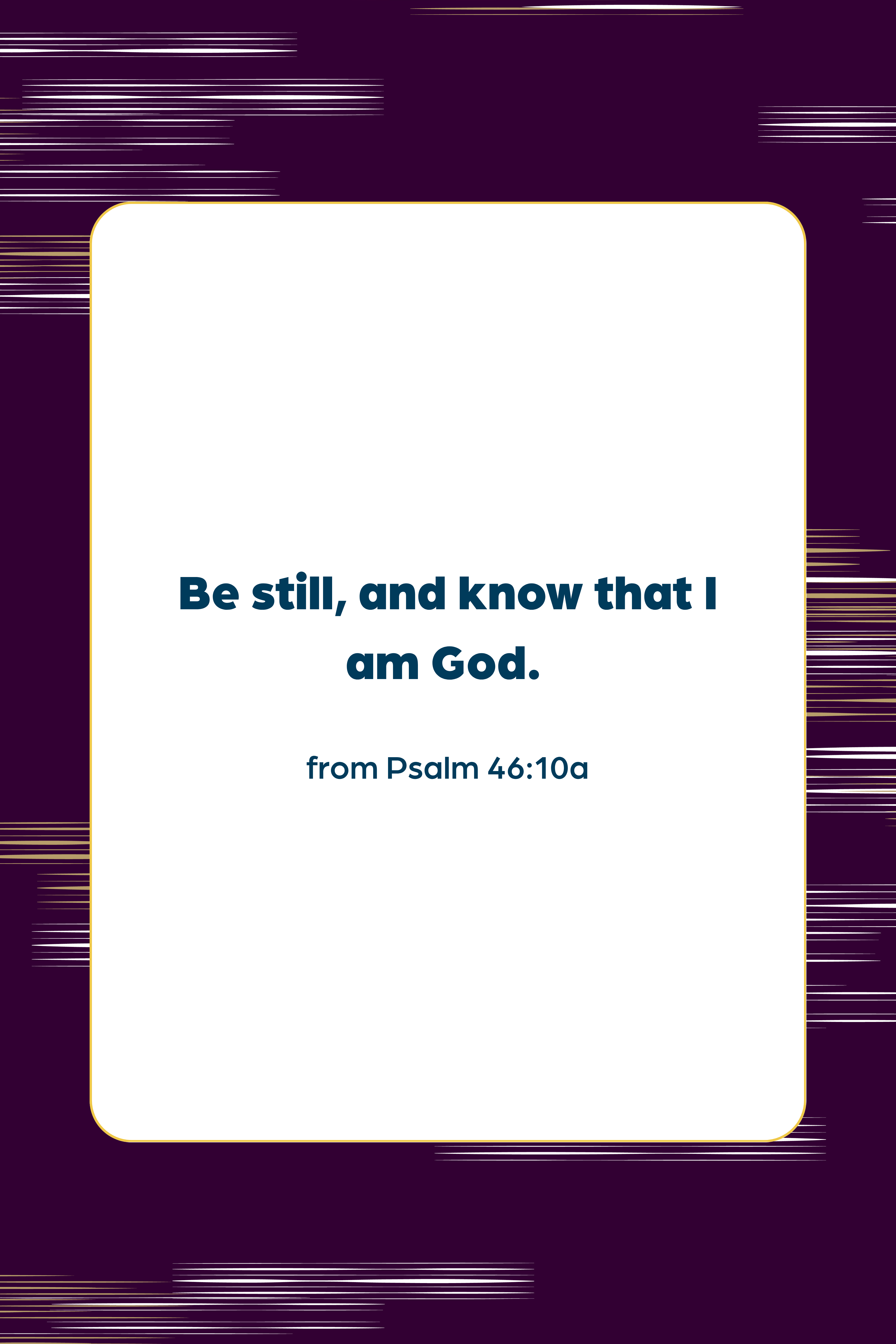Psalm 46:10-11 Bible verse