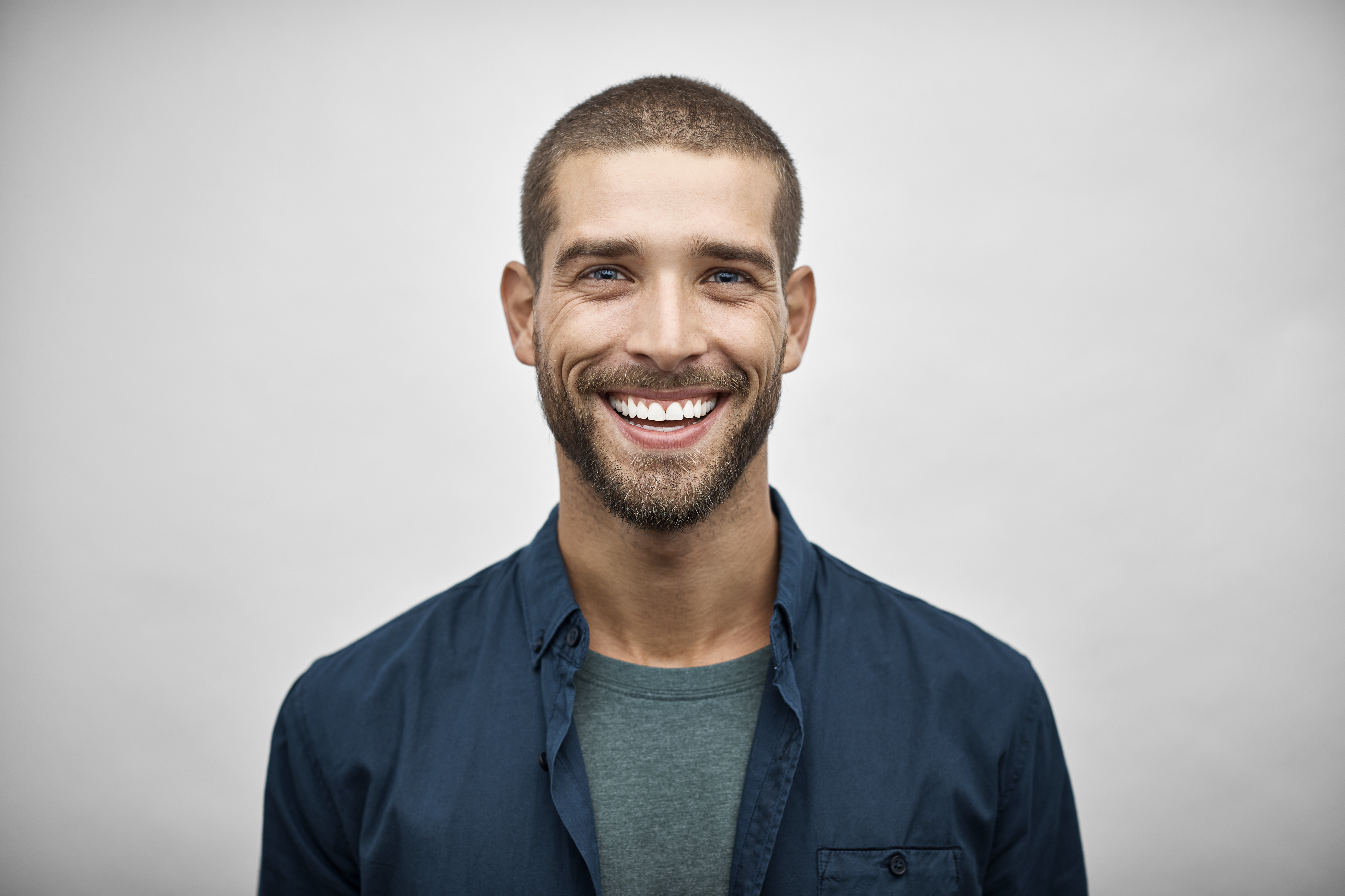 happy young adult man