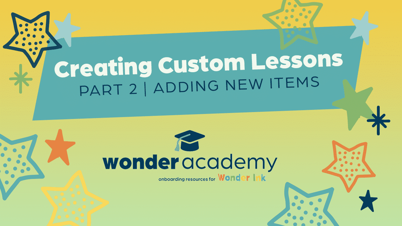 Add to a Custom Lesson