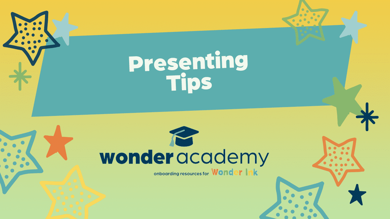 Presenting Tips