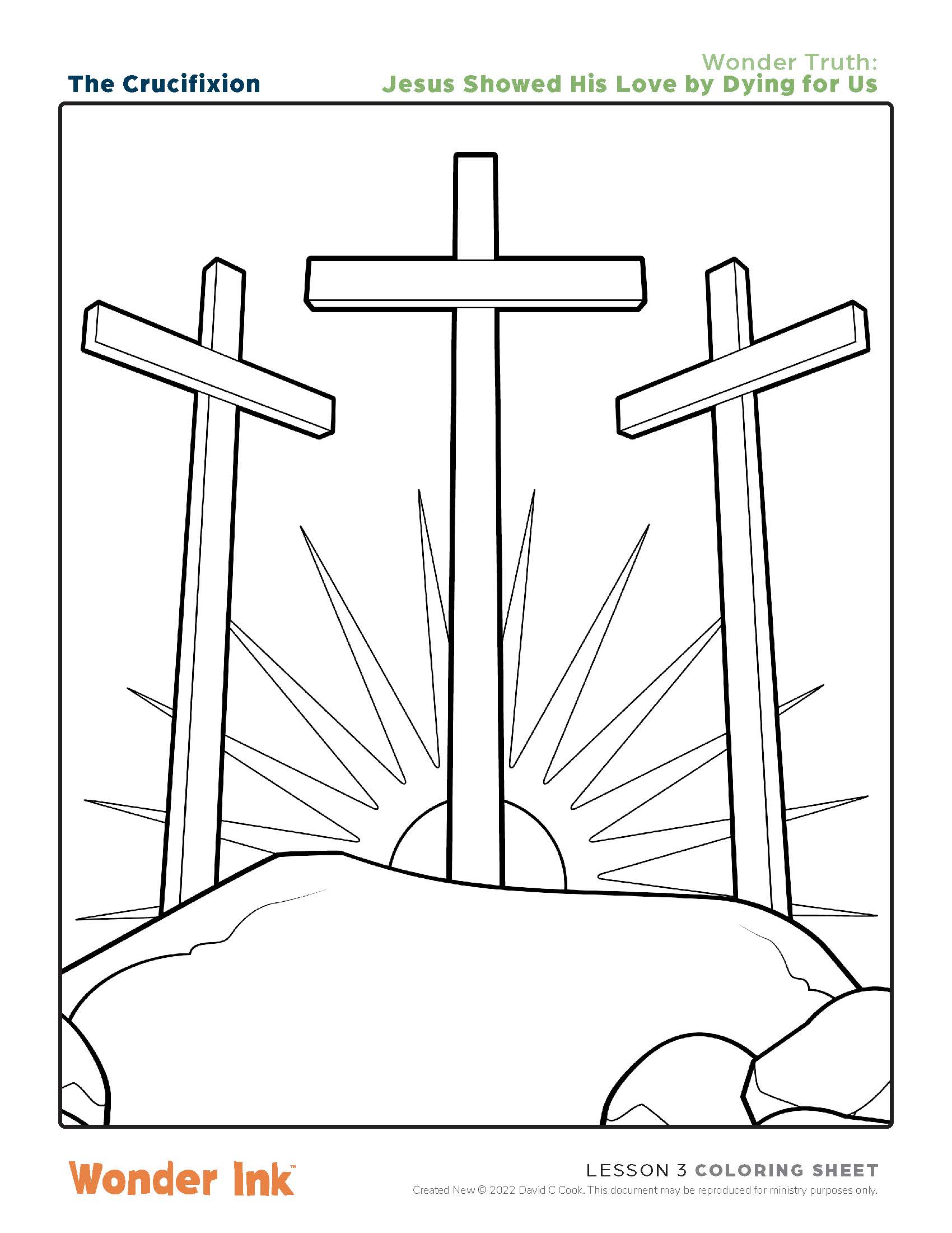 Easter Preschool Coloring Pages: Created New