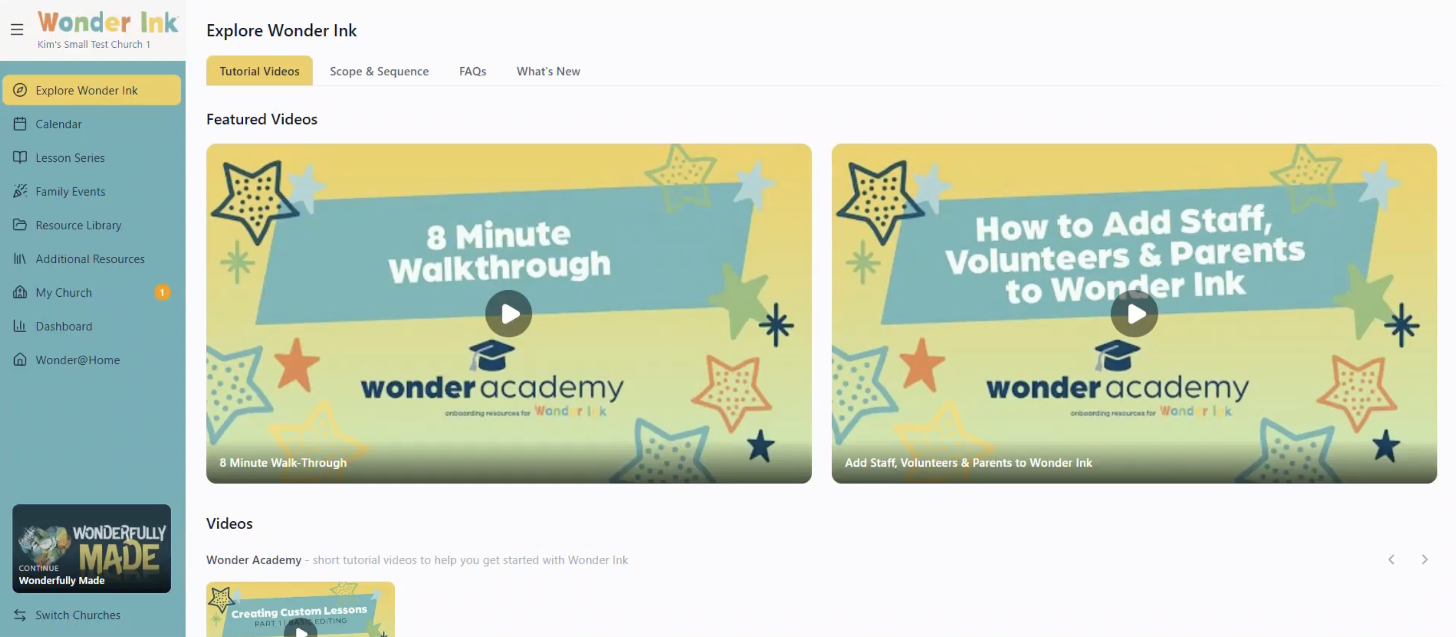 wi new platform screenshot